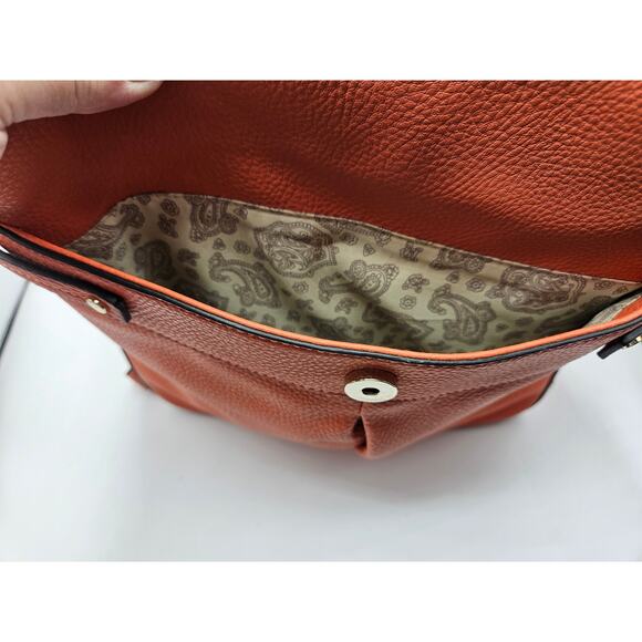 Simply Noelle Women's Orange Backpack Purse Top Handle‎ Pockets Storage - Picture 5 of 11